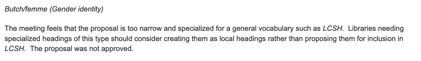 Butch/femme gender identity